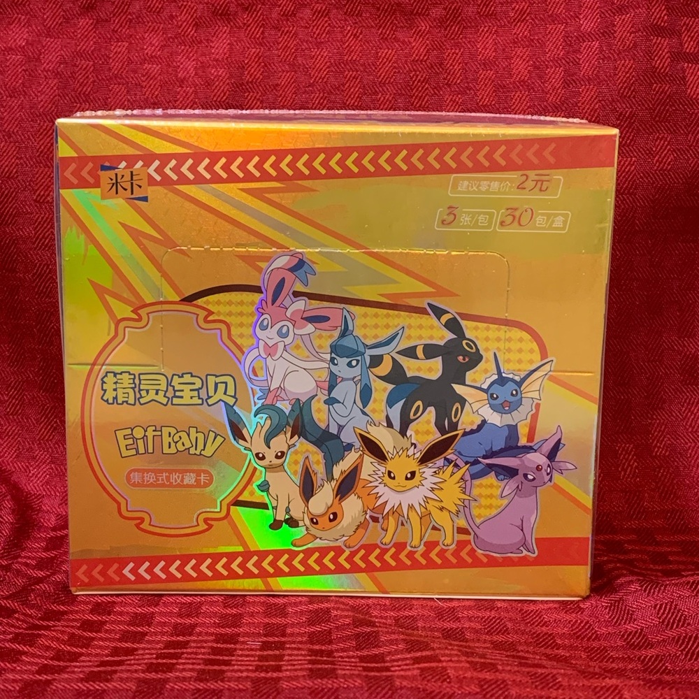 Eif Baby- Chinese Pokémon Trading Cards Factory Sealed Box